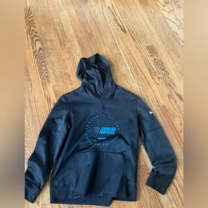 Nike Black Hoodie with Blue Graphic